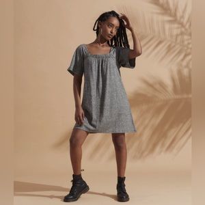 NWT Known Supply Deep Square Neck Organic Cotton Meadow Dress